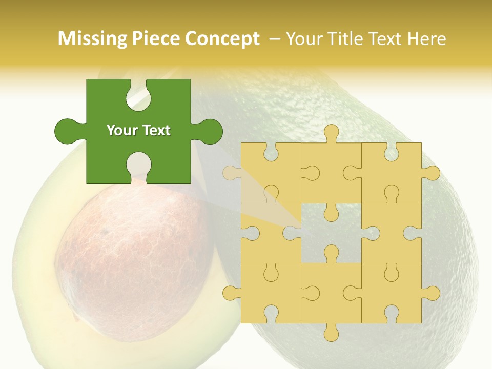 Group Section Cut PowerPoint Template