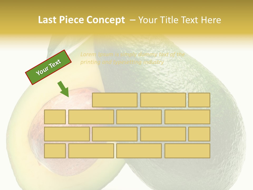 Group Section Cut PowerPoint Template