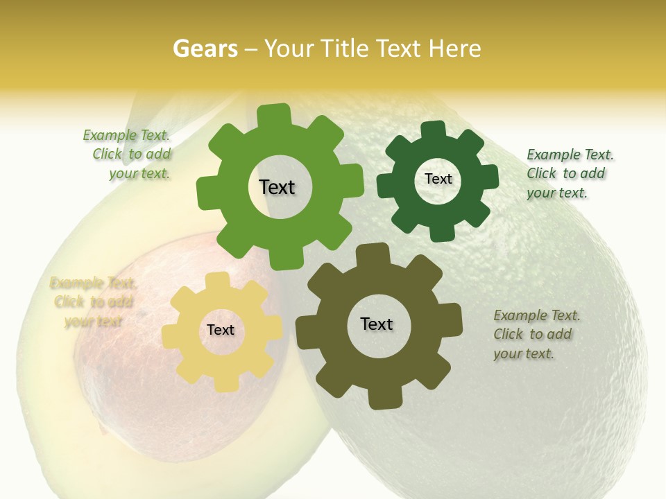 Group Section Cut PowerPoint Template