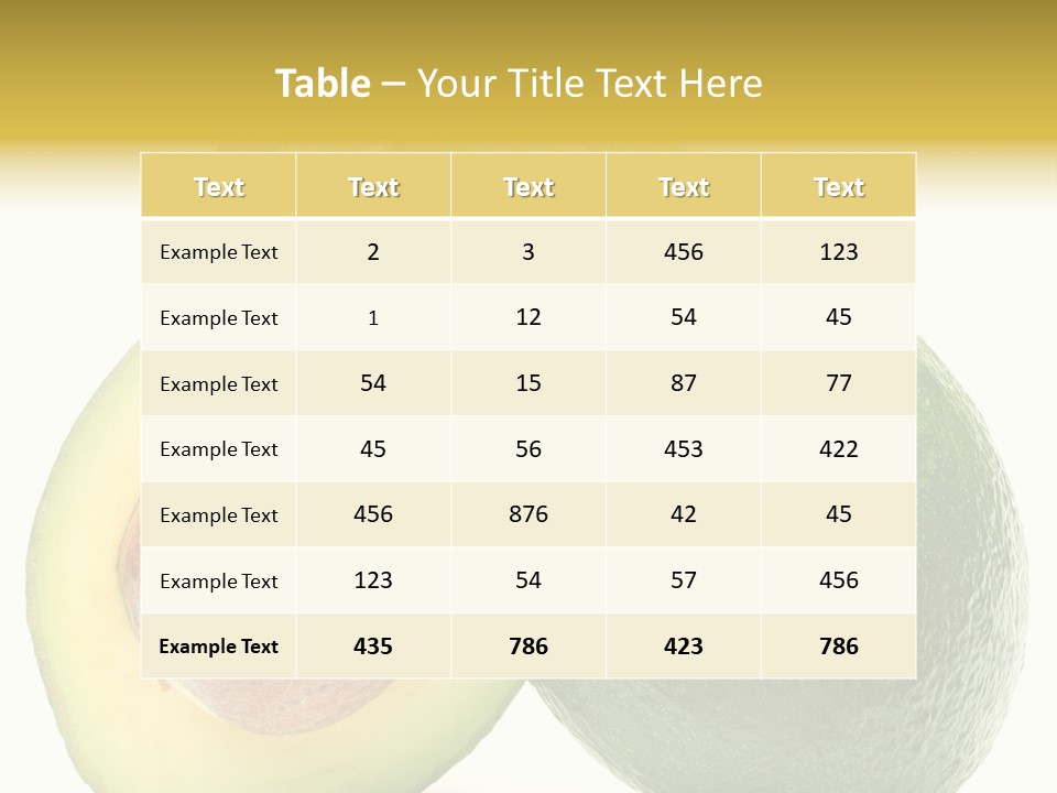 Group Section Cut PowerPoint Template
