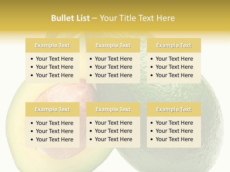 Group Section Cut PowerPoint Template