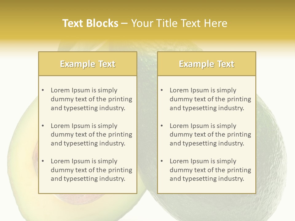 Group Section Cut PowerPoint Template
