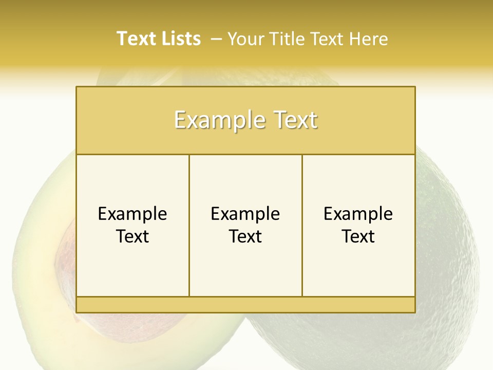 Group Section Cut PowerPoint Template