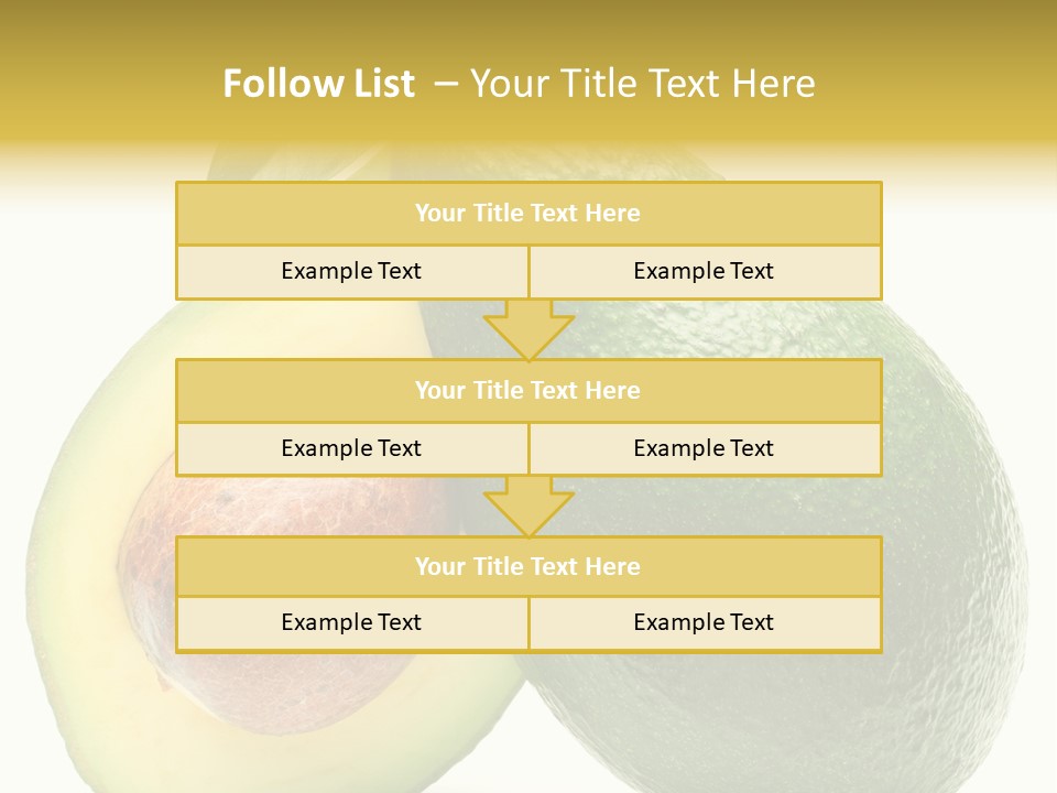 Group Section Cut PowerPoint Template