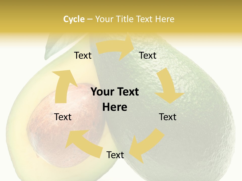 Group Section Cut PowerPoint Template