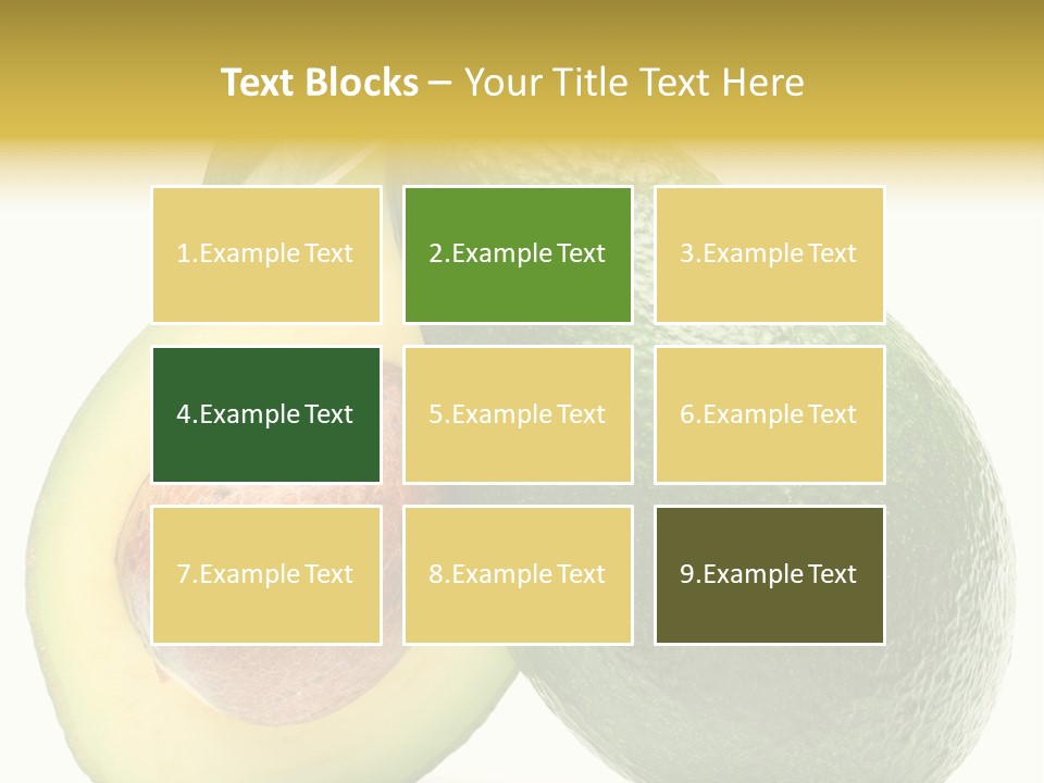 Group Section Cut PowerPoint Template