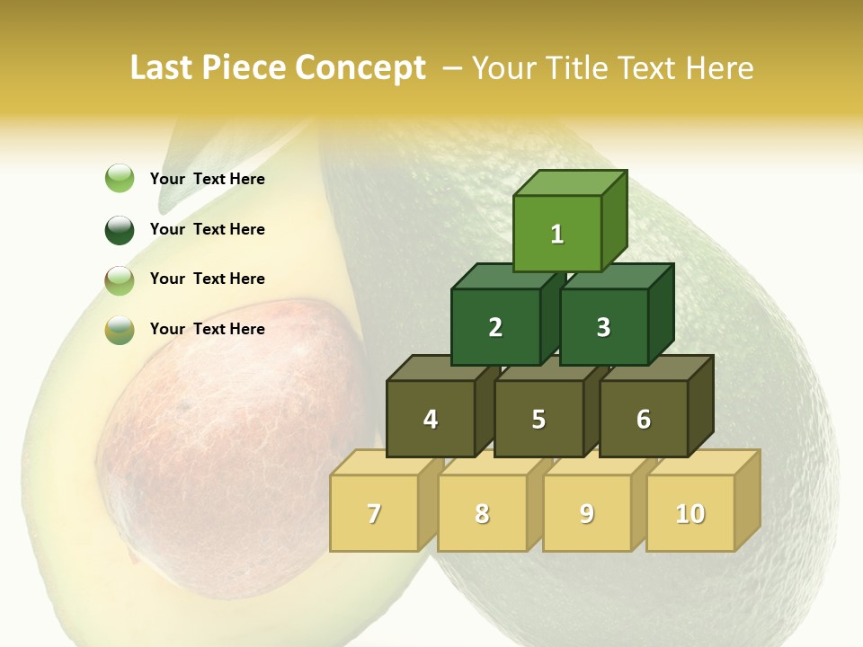 Group Section Cut PowerPoint Template