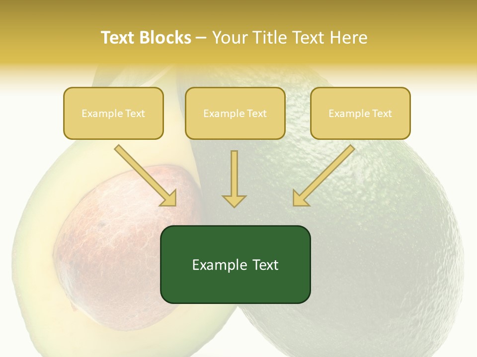 Group Section Cut PowerPoint Template