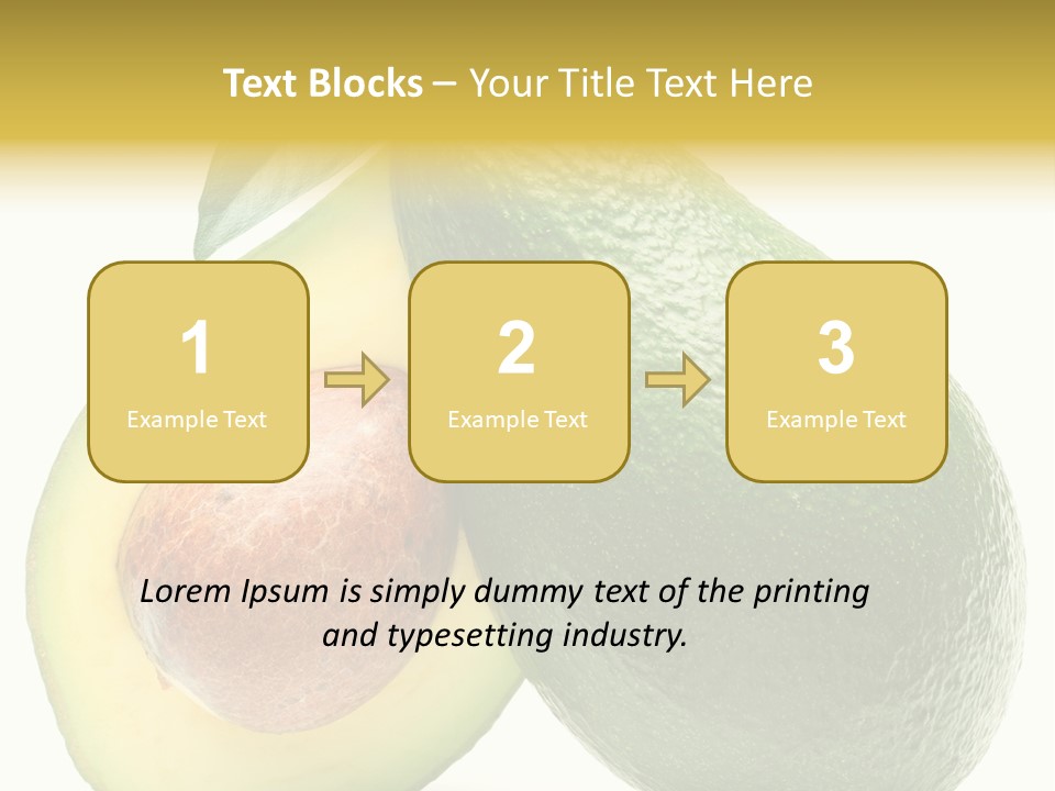 Group Section Cut PowerPoint Template