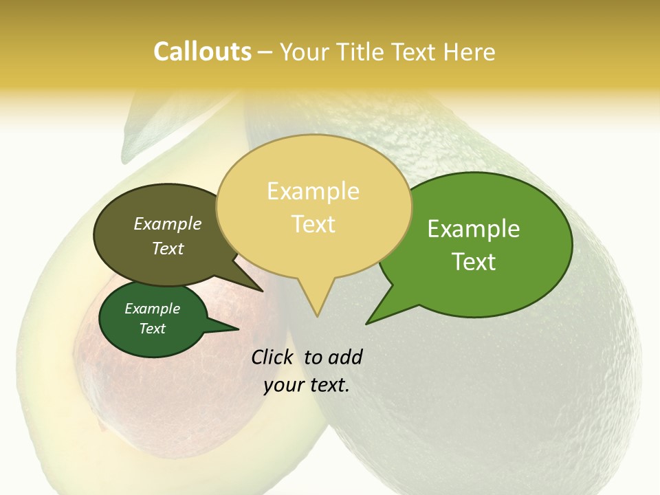 Group Section Cut PowerPoint Template