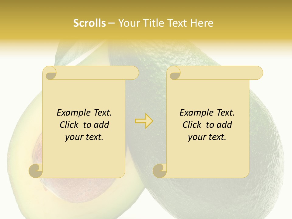 Group Section Cut PowerPoint Template