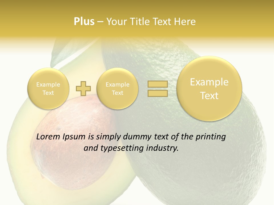 Group Section Cut PowerPoint Template