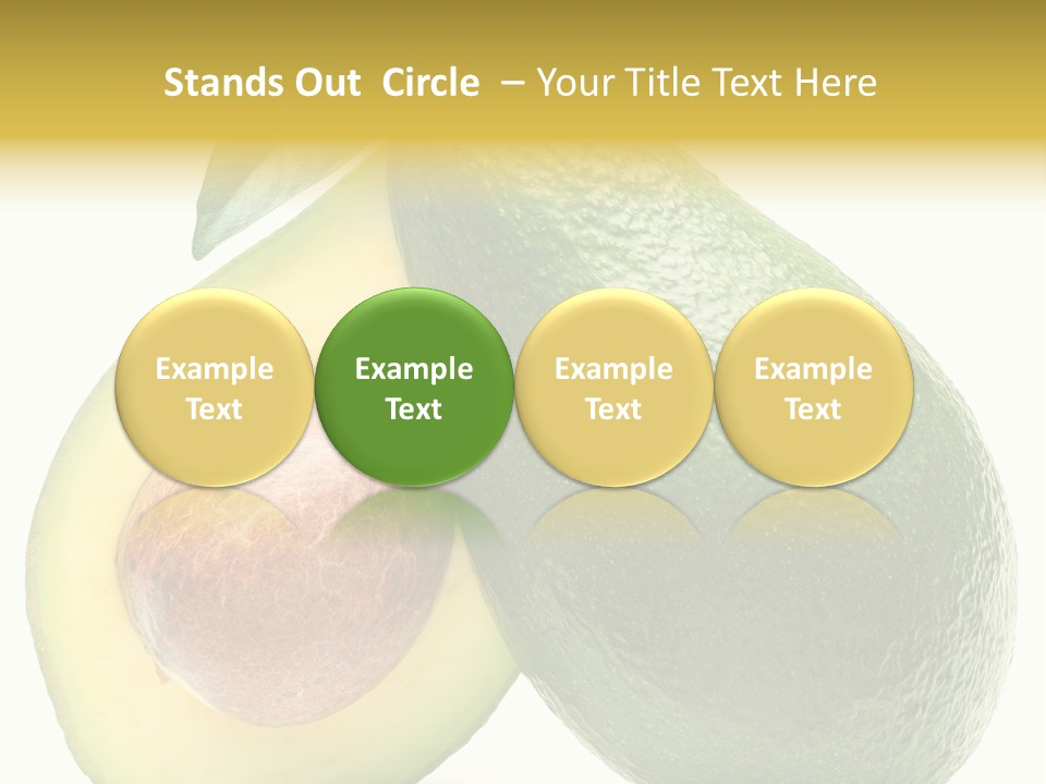 Group Section Cut PowerPoint Template