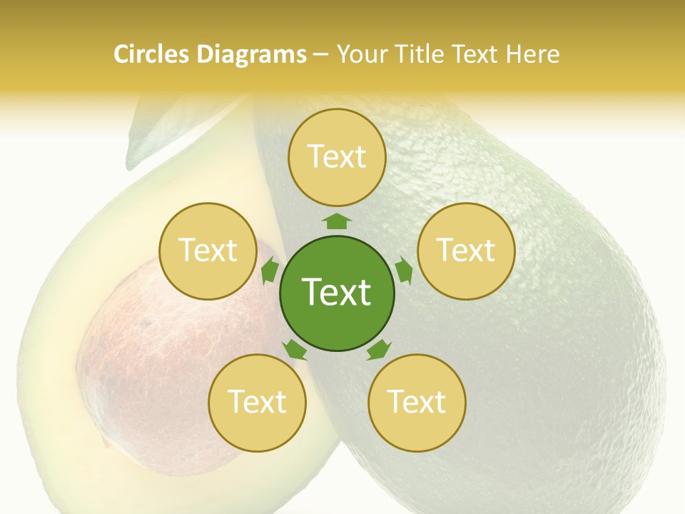 Group Section Cut PowerPoint Template