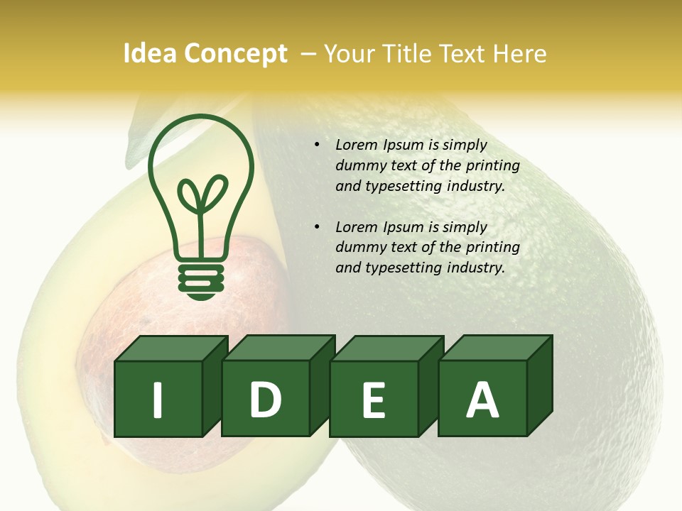 Group Section Cut PowerPoint Template