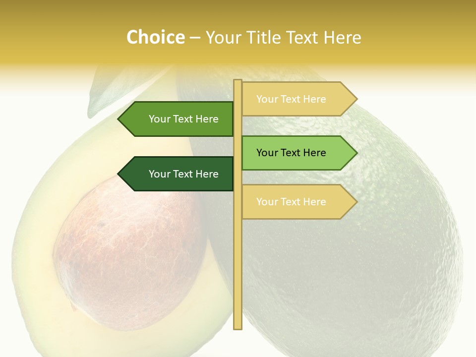 Group Section Cut PowerPoint Template