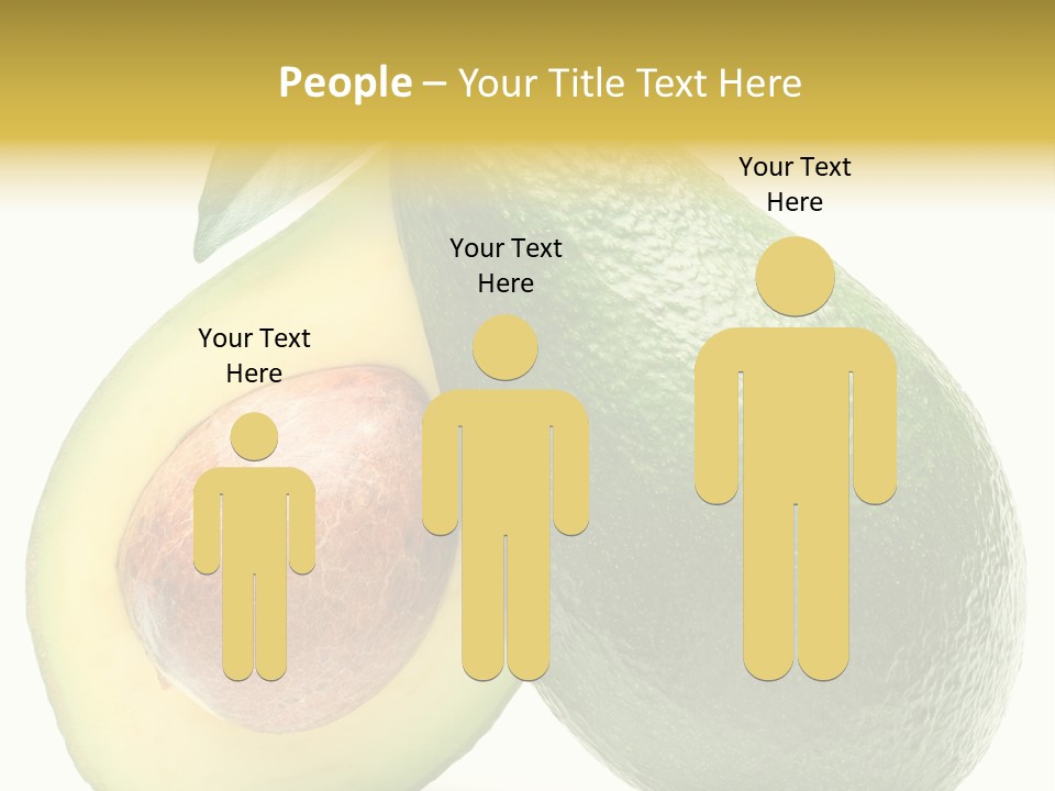 Group Section Cut PowerPoint Template