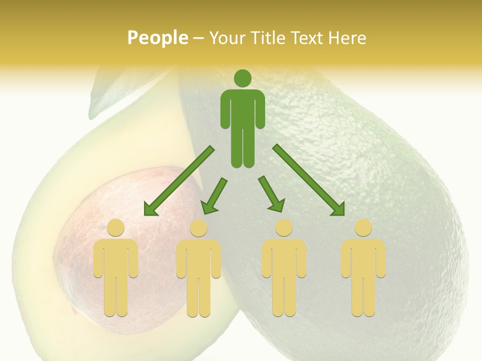 Group Section Cut PowerPoint Template