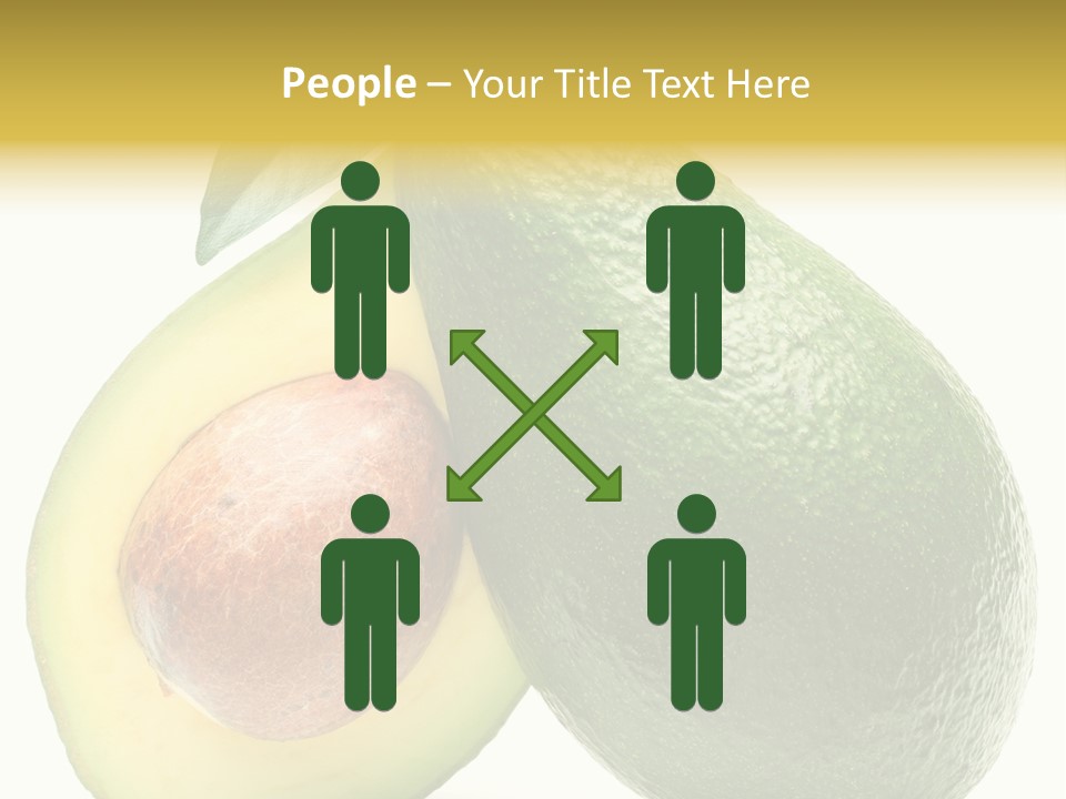 Group Section Cut PowerPoint Template