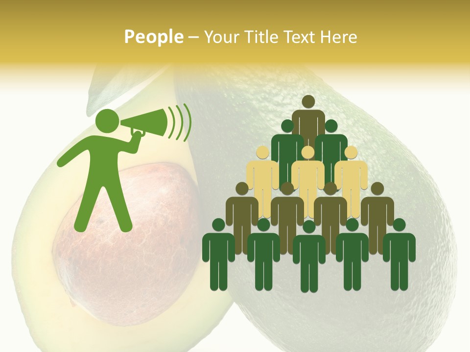 Group Section Cut PowerPoint Template