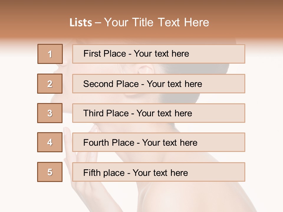 One Studio Neck PowerPoint Template