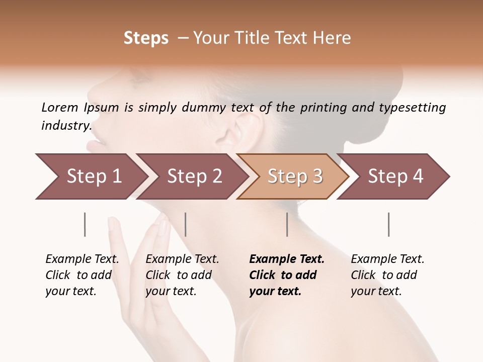 One Studio Neck PowerPoint Template