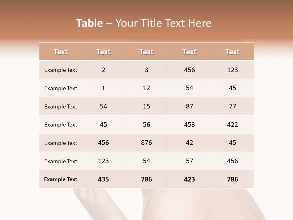 One Studio Neck PowerPoint Template