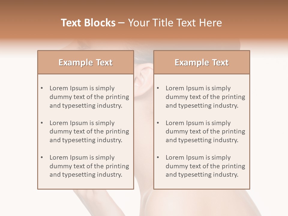 One Studio Neck PowerPoint Template