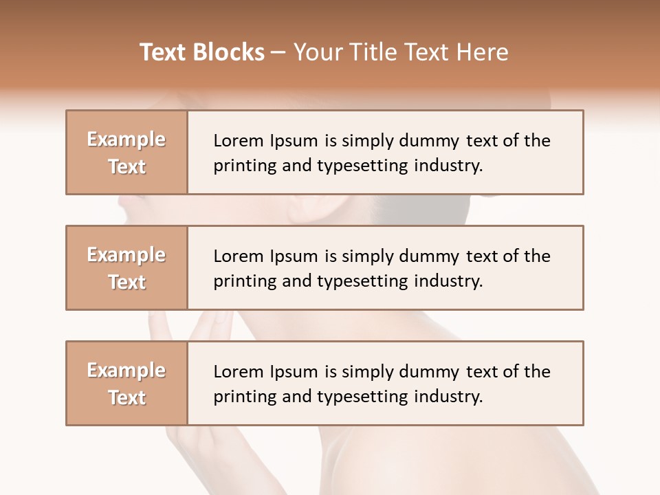 One Studio Neck PowerPoint Template