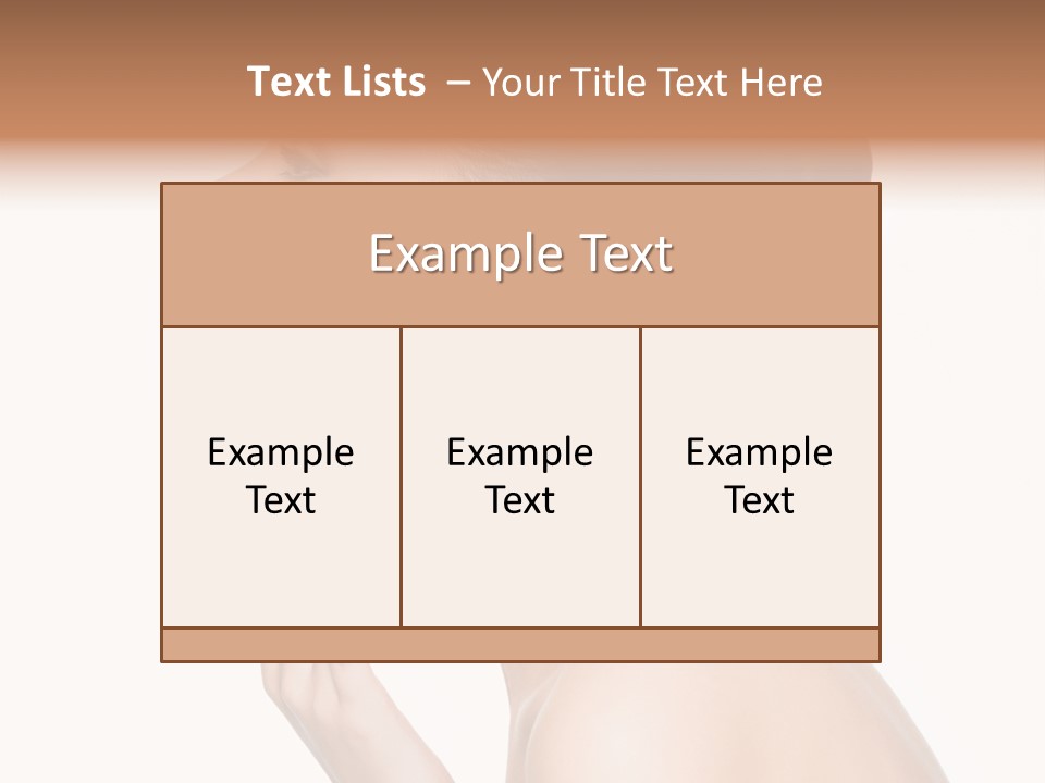 One Studio Neck PowerPoint Template