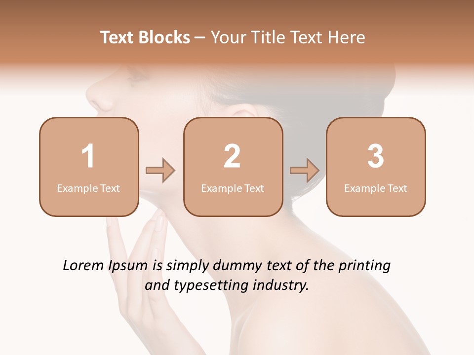 One Studio Neck PowerPoint Template