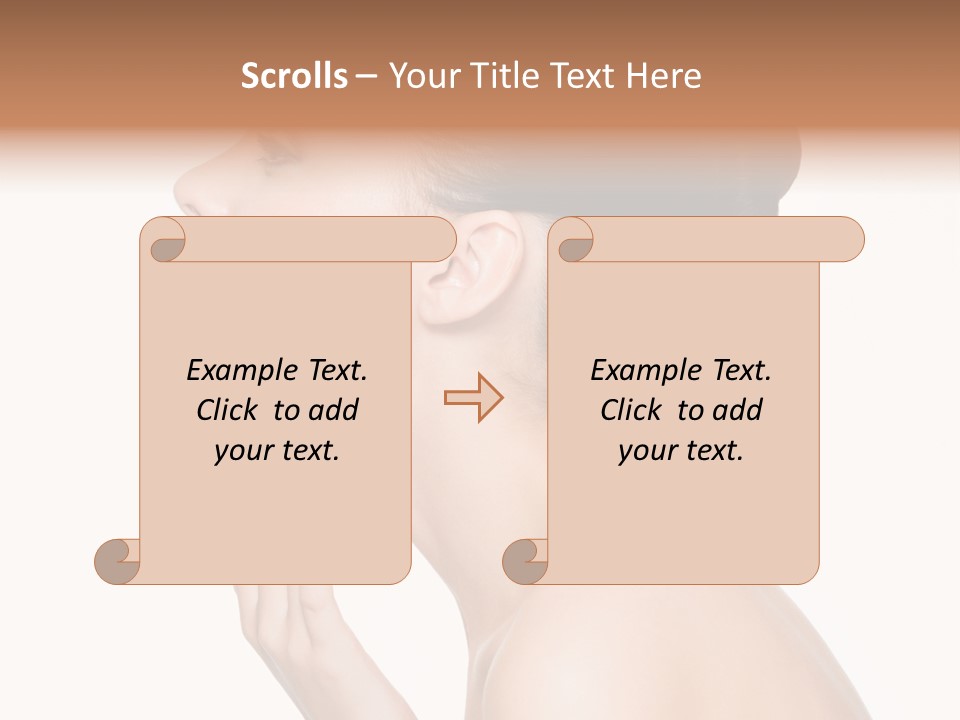One Studio Neck PowerPoint Template