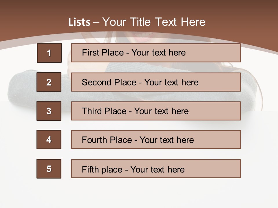 One Poster Student PowerPoint Template