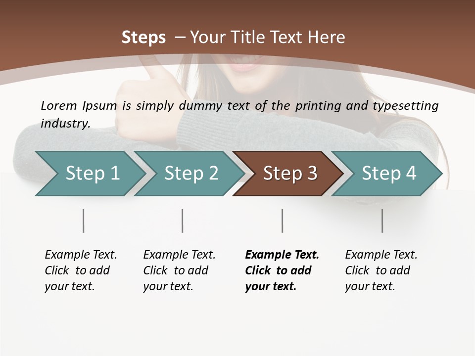 One Poster Student PowerPoint Template