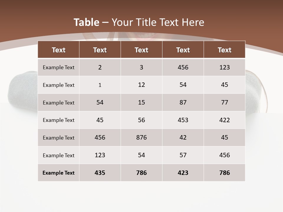 One Poster Student PowerPoint Template