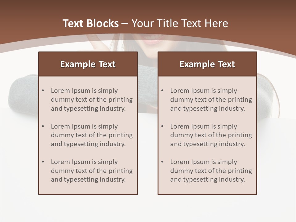 One Poster Student PowerPoint Template