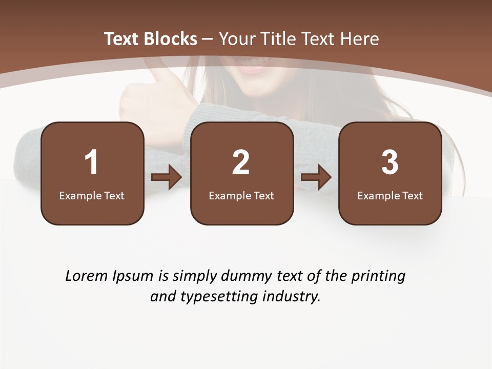 One Poster Student PowerPoint Template
