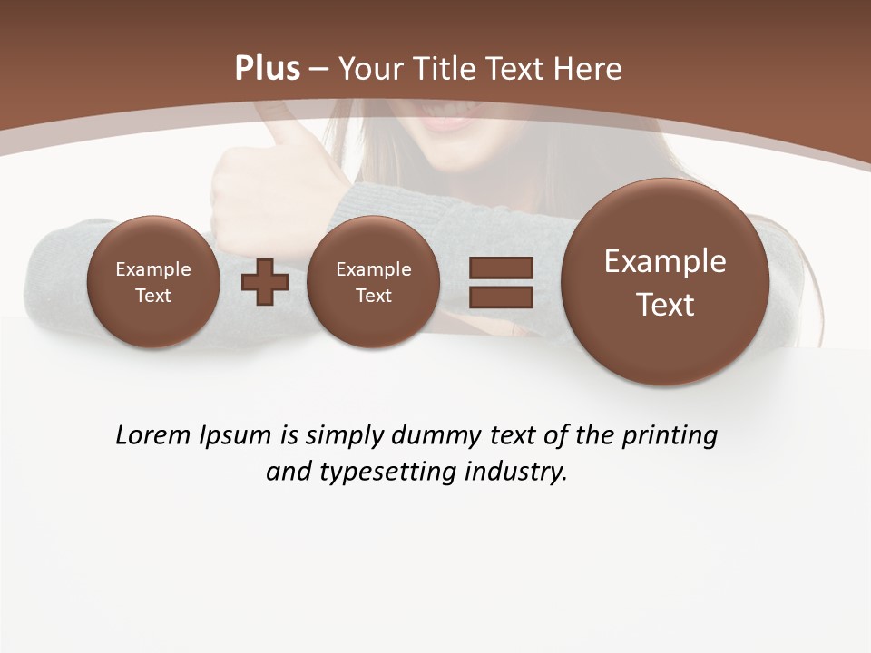 One Poster Student PowerPoint Template