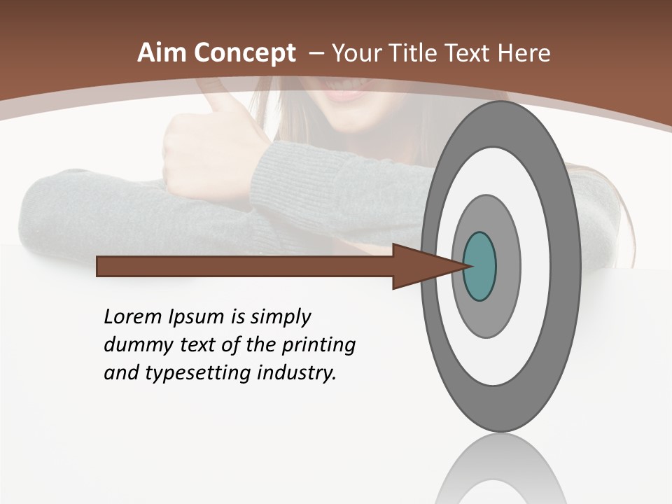 One Poster Student PowerPoint Template