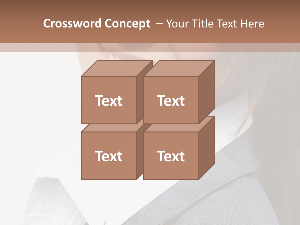 Smile Caucasian Natural PowerPoint Template