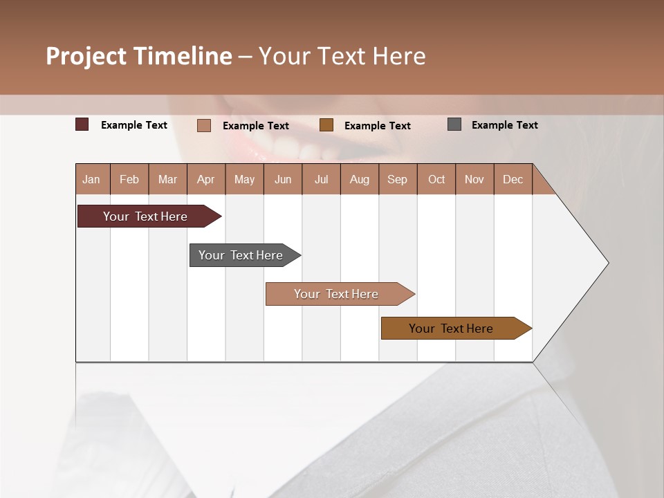 Smile Caucasian Natural PowerPoint Template