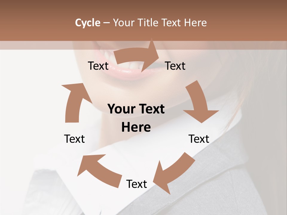 Smile Caucasian Natural PowerPoint Template