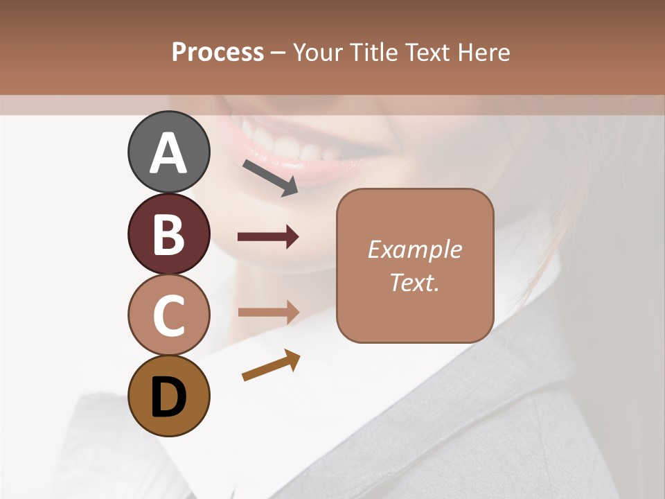 Smile Caucasian Natural PowerPoint Template