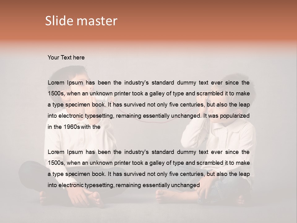 Metal Communication Playful PowerPoint Template