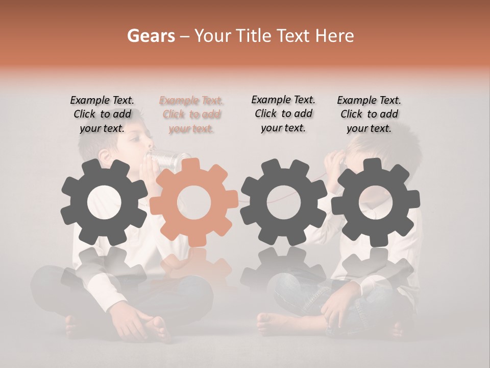 Metal Communication Playful PowerPoint Template