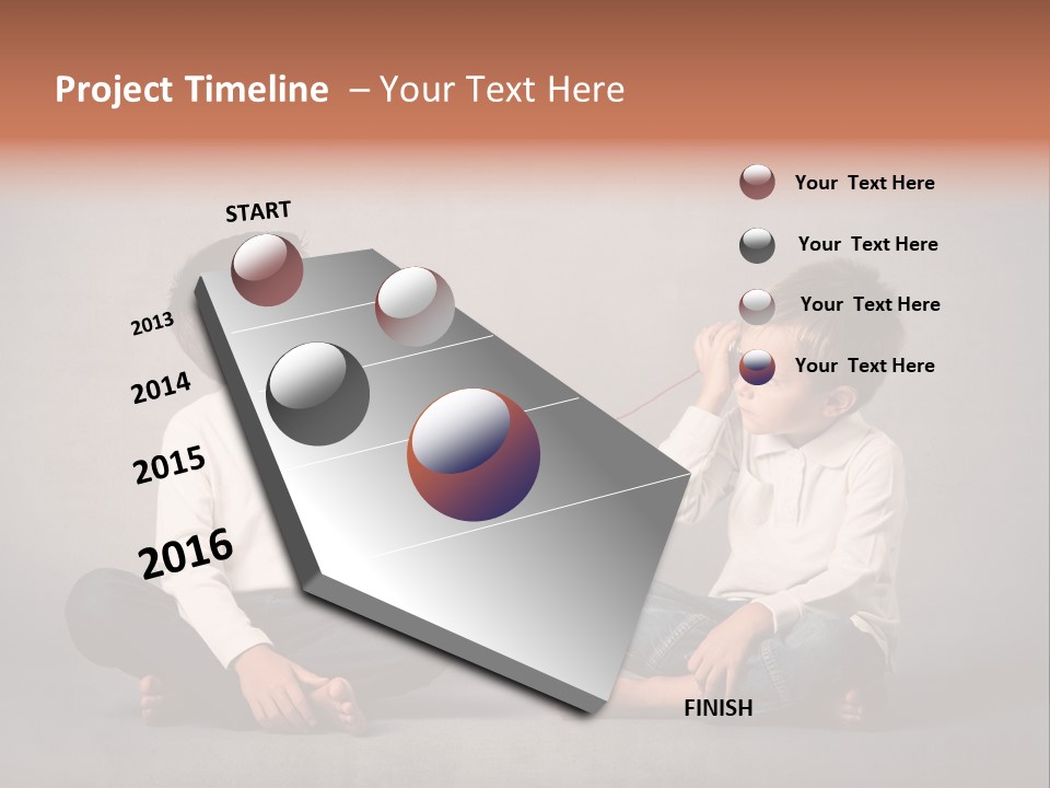 Metal Communication Playful PowerPoint Template