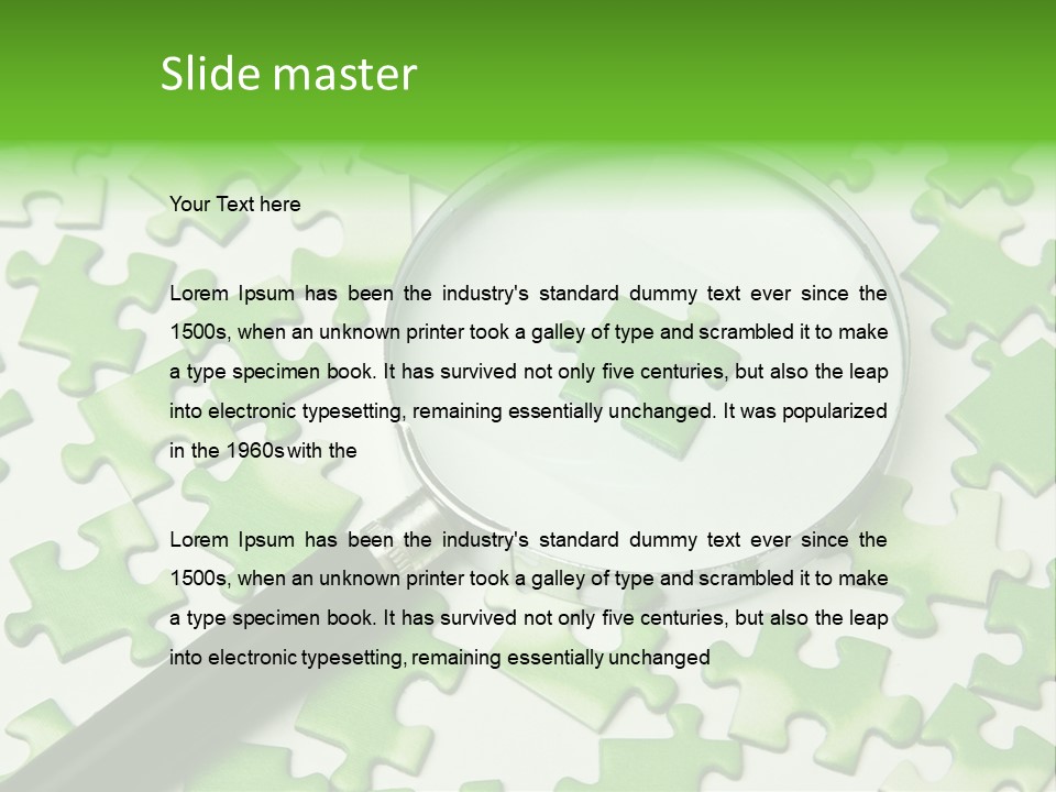 Module Loupe Strategy PowerPoint Template