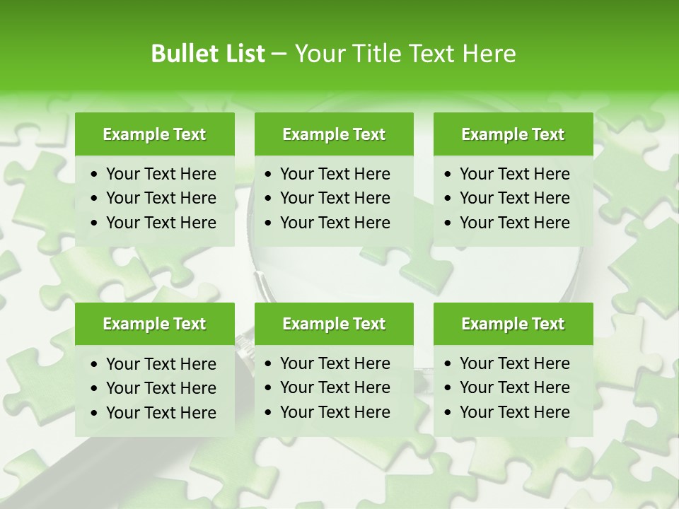 Module Loupe Strategy PowerPoint Template