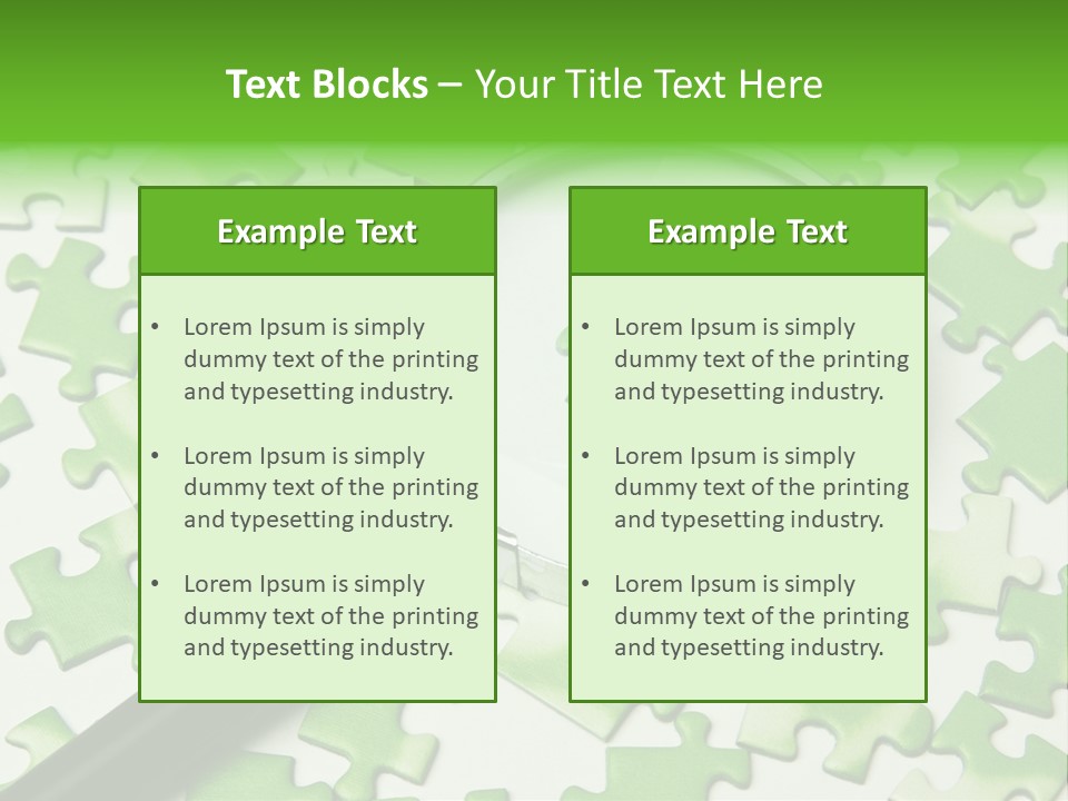 Module Loupe Strategy PowerPoint Template