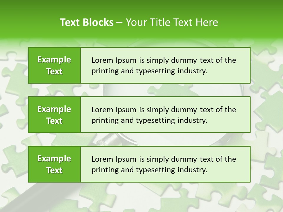 Module Loupe Strategy PowerPoint Template